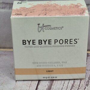 It Cosmetics BYE BYE PORES Tinted Skin-Blurring Finishing Powder LIGHT .24oz~New